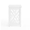 Alaterre Furniture Coventry Wood End Table with Tray Shelf and Bottom Shelf ANCT02WH - alternate 2
